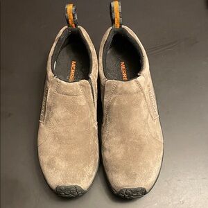 Merrell women’s Taupe Suede Slip-On Loafers size 9.5 new never worn!